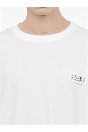 T-shirt in cotone bianco MM6 MAISON MARGIELA | SH2GC0030M20048100